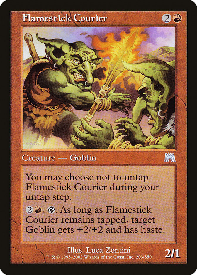 Flamestick Courier [Onslaught] | I Want That Stuff Brandon