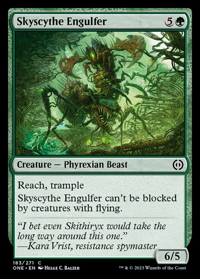 Skyscythe Engulfer [Phyrexia: All Will Be One] | I Want That Stuff Brandon