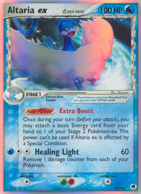 Altaria ex (90/101) (Delta Species) [EX: Dragon Frontiers] | I Want That Stuff Brandon