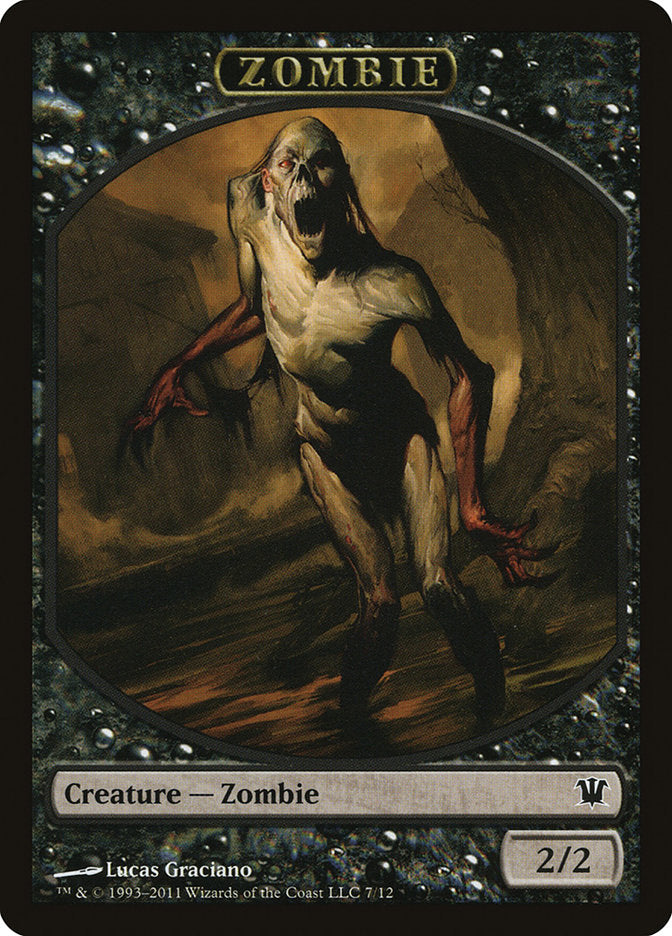 Zombie Token (7/12) [Innistrad Tokens] | I Want That Stuff Brandon