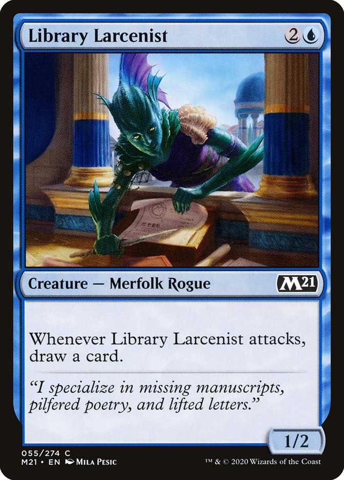 Library Larcenist [Core Set 2021] | I Want That Stuff Brandon