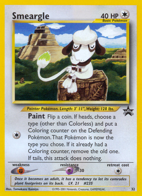 Smeargle (32) [Wizards of the Coast: Black Star Promos] | I Want That Stuff Brandon