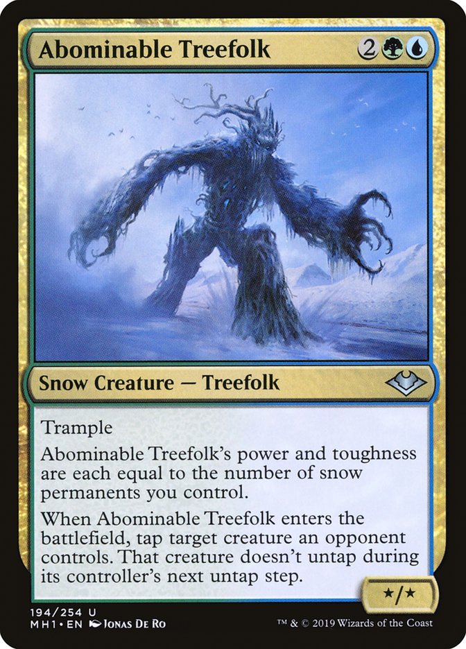 Abominable Treefolk [Modern Horizons] | I Want That Stuff Brandon