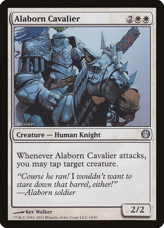 Alaborn Cavalier [Duel Decks: Knights vs. Dragons] | I Want That Stuff Brandon