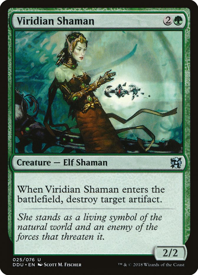 Viridian Shaman [Duel Decks: Elves vs. Inventors] | I Want That Stuff Brandon