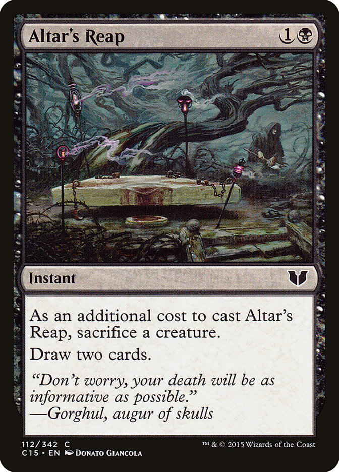 Altar's Reap [Commander 2015] | I Want That Stuff Brandon