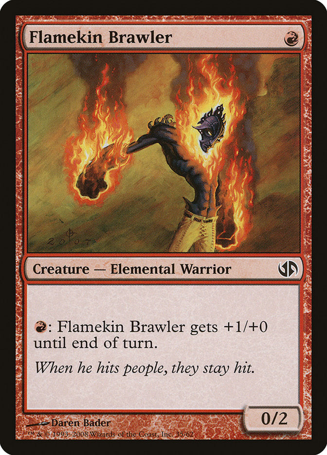 Flamekin Brawler [Duel Decks: Jace vs. Chandra] | I Want That Stuff Brandon