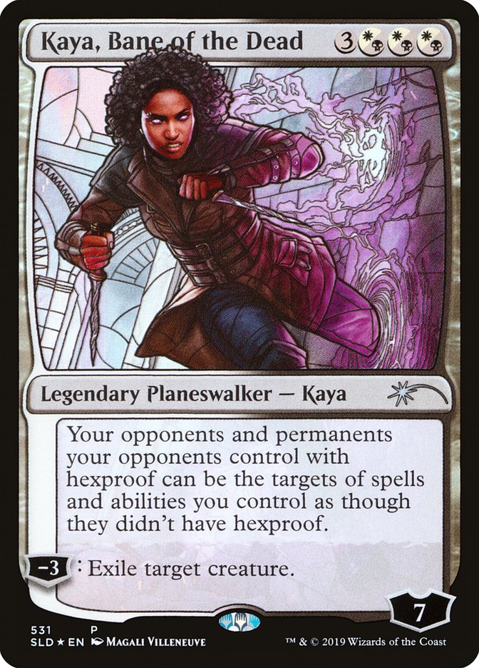Kaya, Bane of the Dead (Stained Glass) [Secret Lair Drop Promos] | I Want That Stuff Brandon