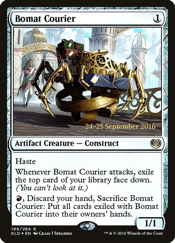 Bomat Courier [Kaladesh Prerelease Promos] | I Want That Stuff Brandon