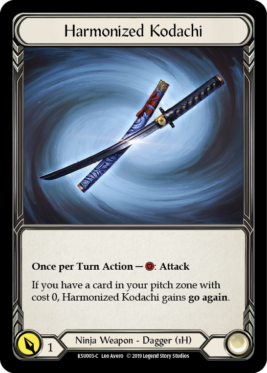 Harmonized Kodachi [KSU003-C] 1st Edition Normal | I Want That Stuff Brandon