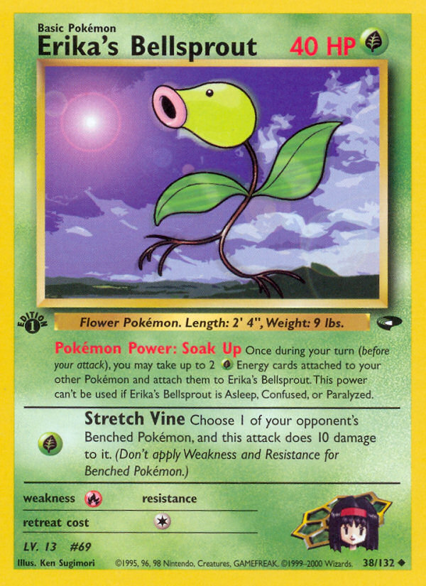 Erika's Bellsprout (38/132) [Gym Challenge 1st Edition] | I Want That Stuff Brandon