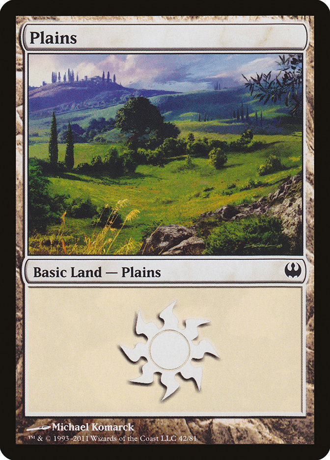 Plains (42) [Duel Decks: Knights vs. Dragons] | I Want That Stuff Brandon