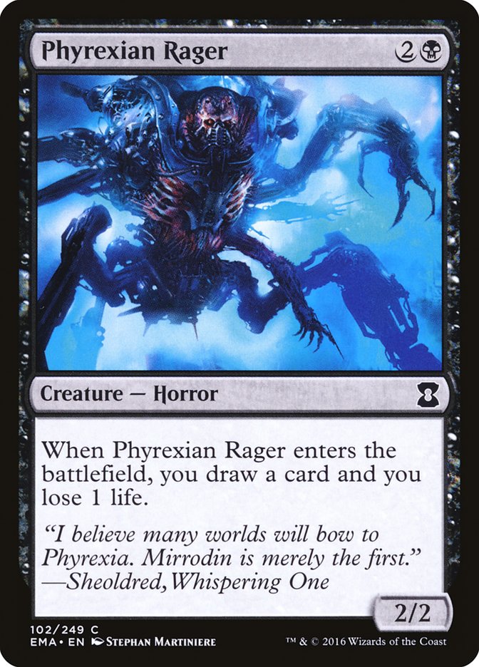 Phyrexian Rager [Eternal Masters] | I Want That Stuff Brandon