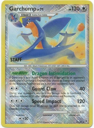 Garchomp (5/147) (Championship Promo Staff) [Platinum: Supreme Victors] | I Want That Stuff Brandon