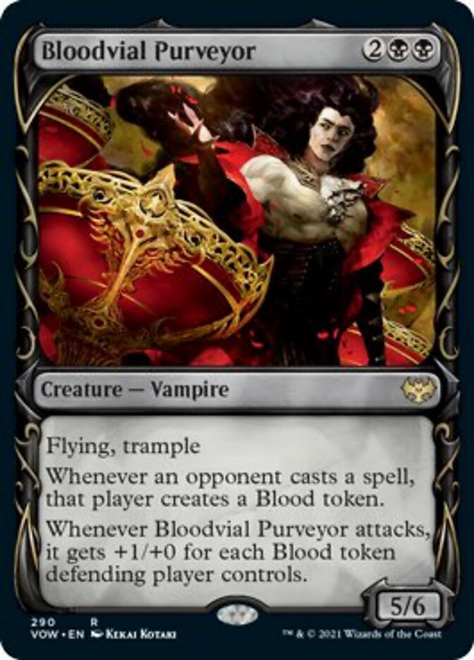 Bloodvial Purveyor (Showcase Fang Frame) [Innistrad: Crimson Vow] | I Want That Stuff Brandon