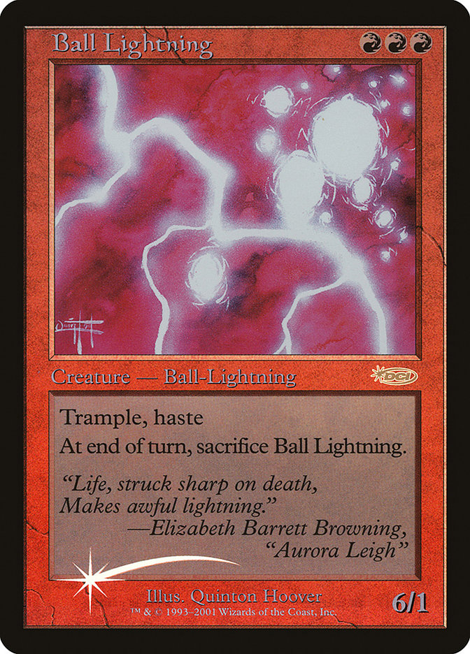 Ball Lightning [Judge Gift Cards 2001] | I Want That Stuff Brandon