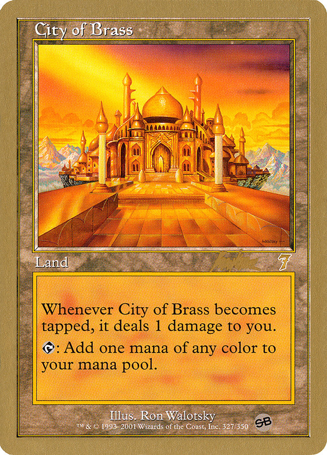 City of Brass (Brian Kibler) (SB) [World Championship Decks 2002] | I Want That Stuff Brandon