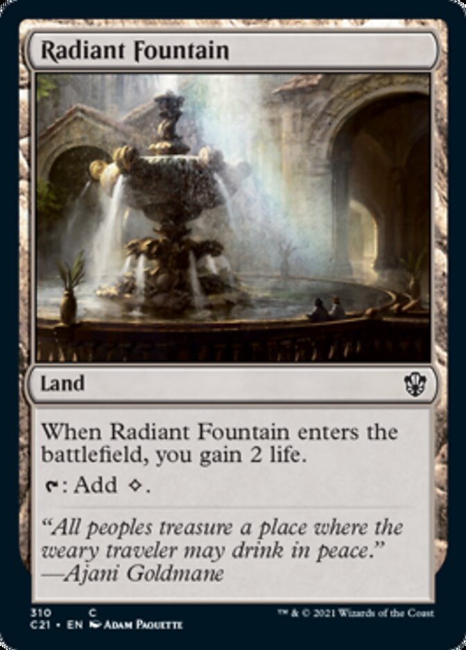 Radiant Fountain [Commander 2021] | I Want That Stuff Brandon