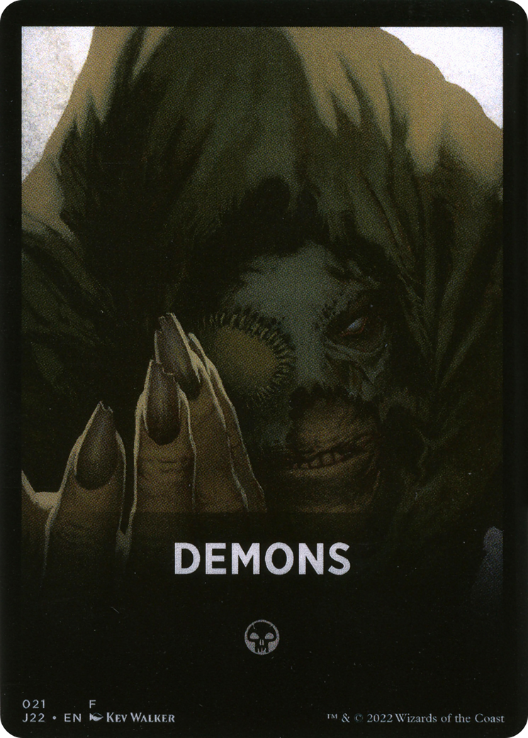 Demons Theme Card [Jumpstart 2022 Front Cards] | I Want That Stuff Brandon