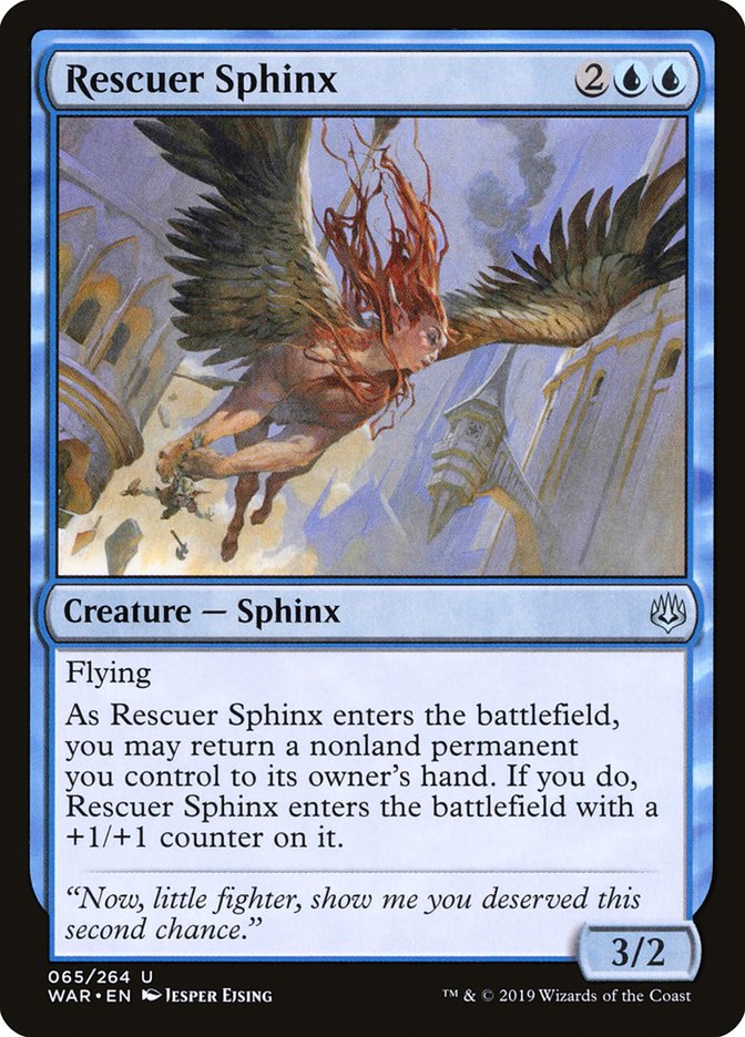 Rescuer Sphinx [War of the Spark] | I Want That Stuff Brandon