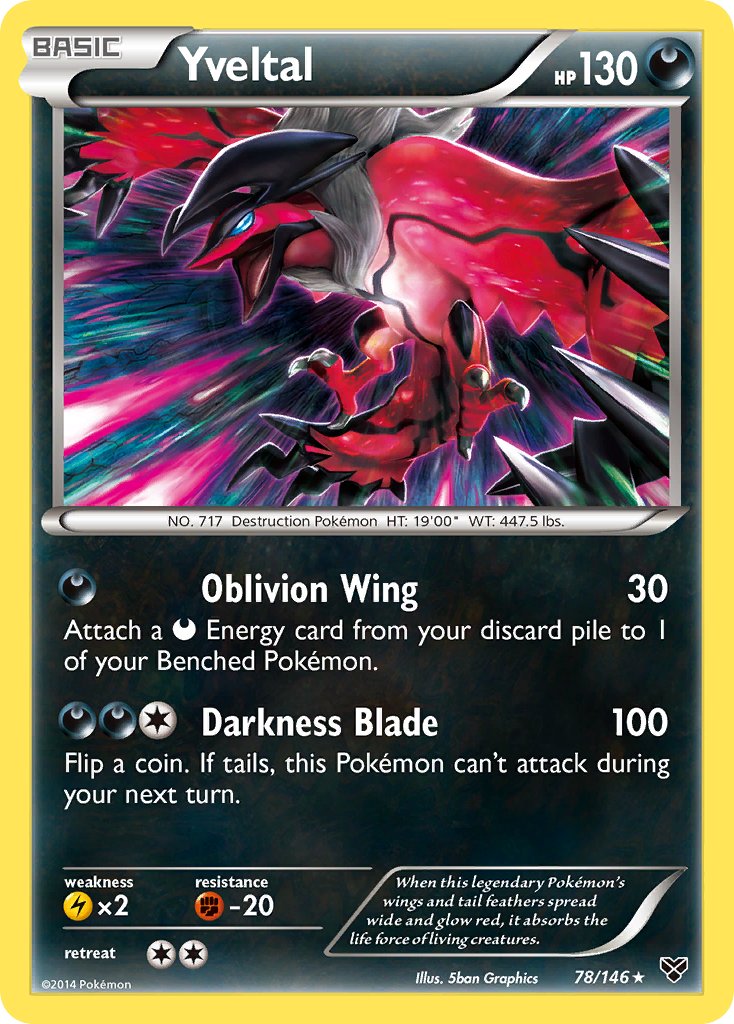 Yveltal (78/146) (Theme Deck Exclusive) [XY: Base Set] | I Want That Stuff Brandon