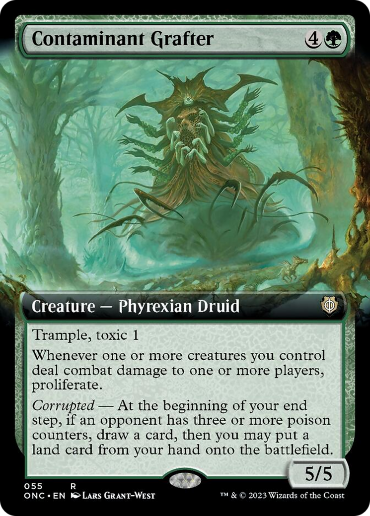 Contaminant Grafter (Extended Art) [Phyrexia: All Will Be One Commander] | I Want That Stuff Brandon