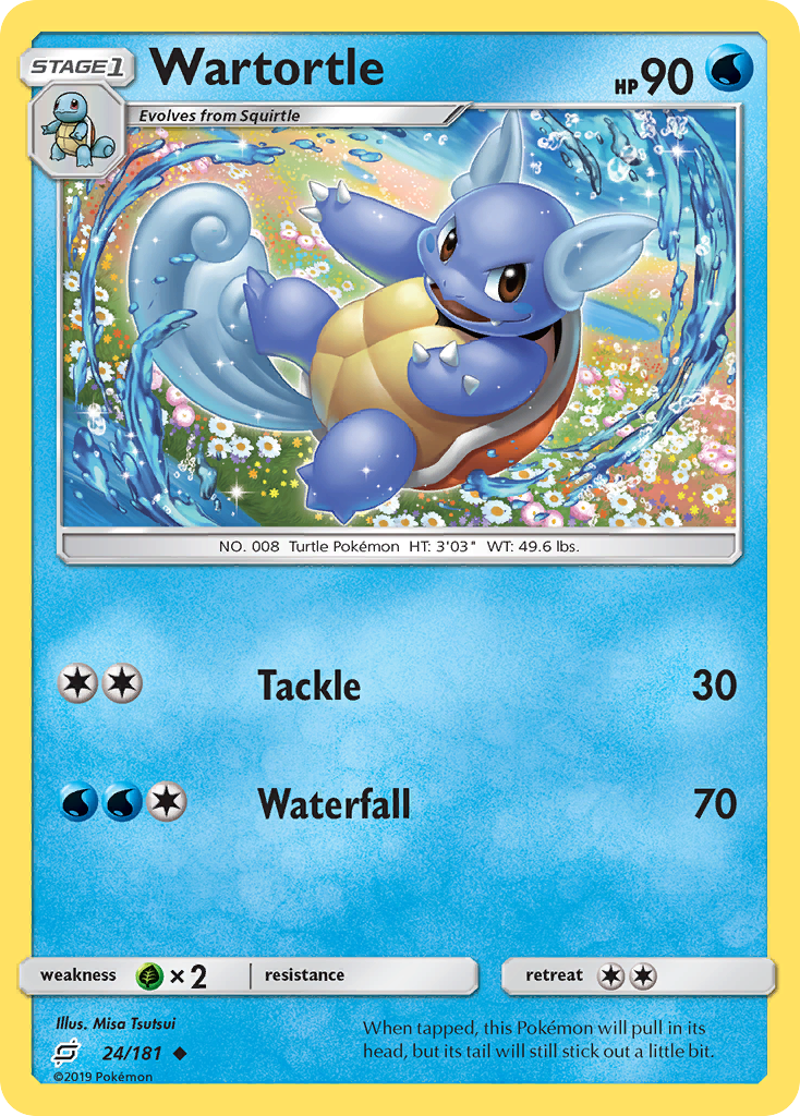 Wartortle (24/181) [Sun & Moon: Team Up] | I Want That Stuff Brandon