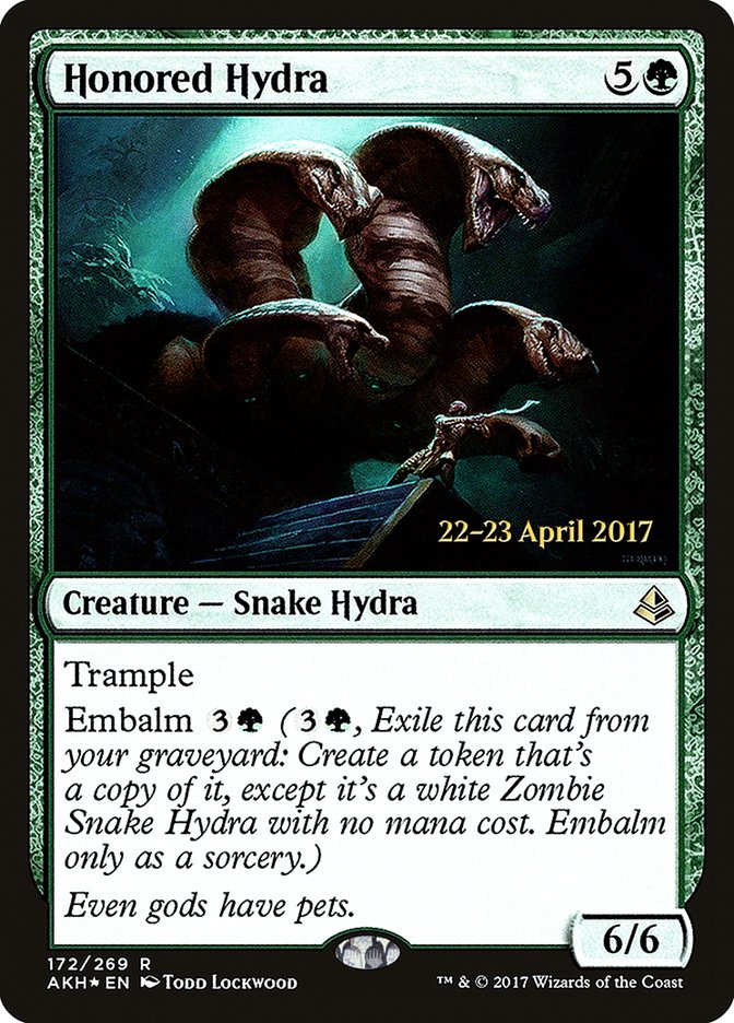 Honored Hydra [Amonkhet Prerelease Promos] | I Want That Stuff Brandon