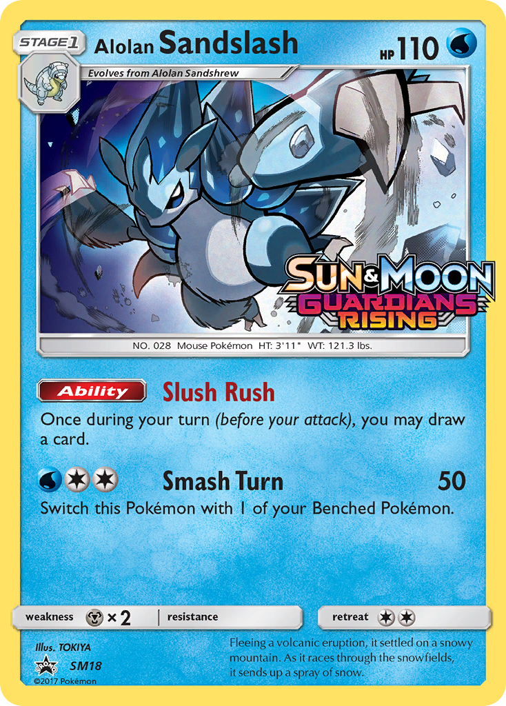 Alolan Sandslash (SM18) (Prerelease Promo) [Sun & Moon: Black Star Promos] | I Want That Stuff Brandon