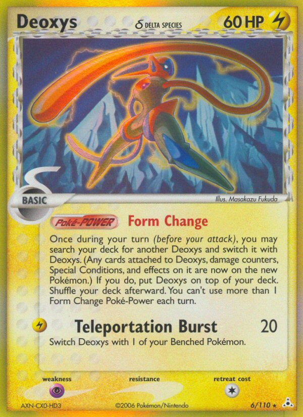 Deoxys (6/110) (Delta Species) [EX: Holon Phantoms] | I Want That Stuff Brandon