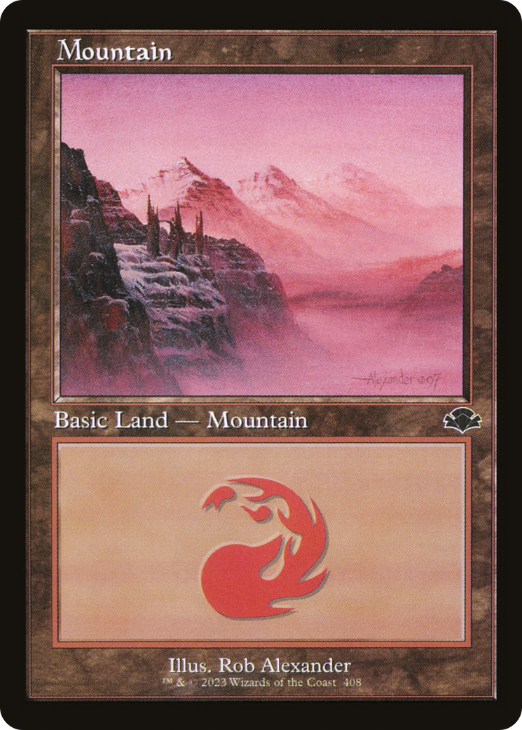 Mountain (408) (Retro) [Dominaria Remastered] | I Want That Stuff Brandon