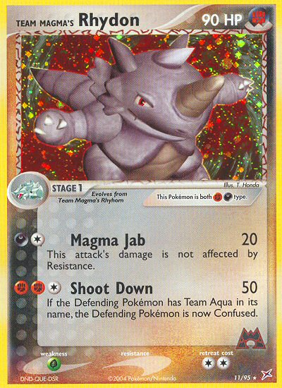 Team Magma's Rhydon (11/95) [EX: Team Magma vs Team Aqua] | I Want That Stuff Brandon