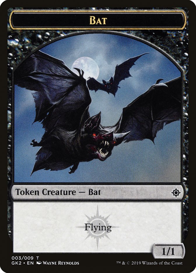 Bat // Spirit (010) Double-Sided Token [Ravnica Allegiance Guild Kit Tokens] | I Want That Stuff Brandon