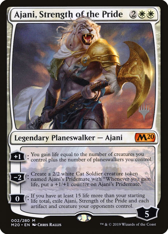 Ajani, Strength of the Pride (Promo Pack) [Core Set 2020 Promos] | I Want That Stuff Brandon