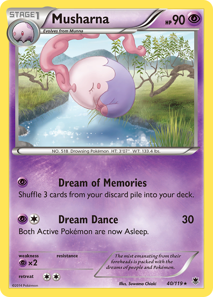 Musharna (40/119) [XY: Phantom Forces] | I Want That Stuff Brandon