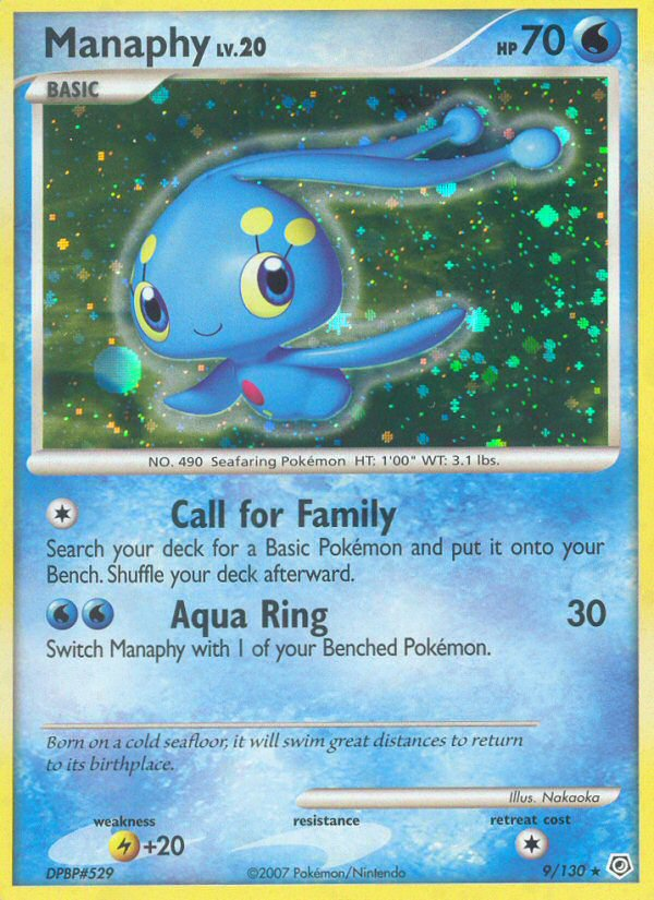 Manaphy (9/130) [Diamond & Pearl: Base Set] | I Want That Stuff Brandon