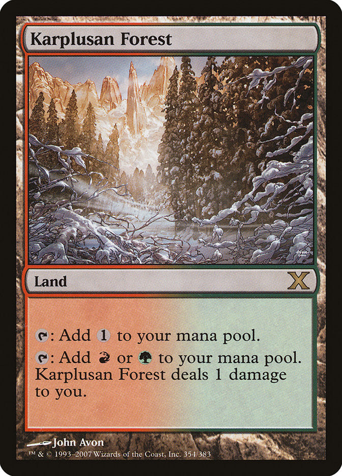 Karplusan Forest [Tenth Edition] | I Want That Stuff Brandon