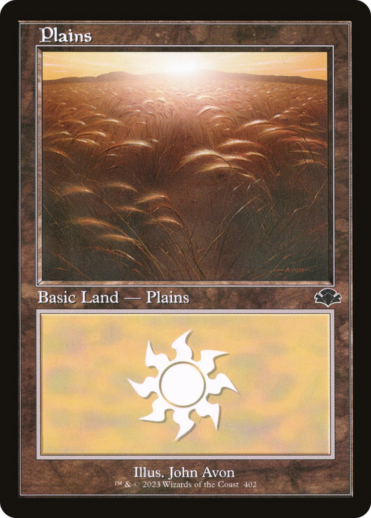 Plains (402) (Retro) [Dominaria Remastered] | I Want That Stuff Brandon