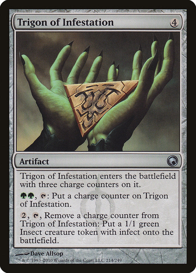 Trigon of Infestation [Scars of Mirrodin] | I Want That Stuff Brandon