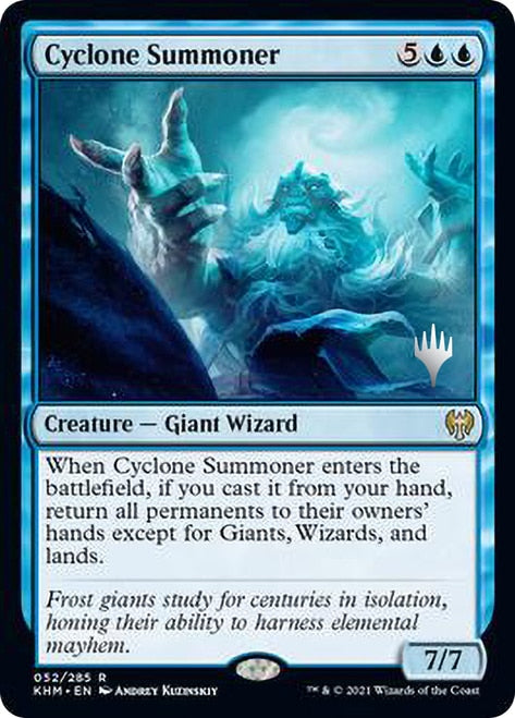 Cyclone Summoner (Promo Pack) [Kaldheim Promos] | I Want That Stuff Brandon