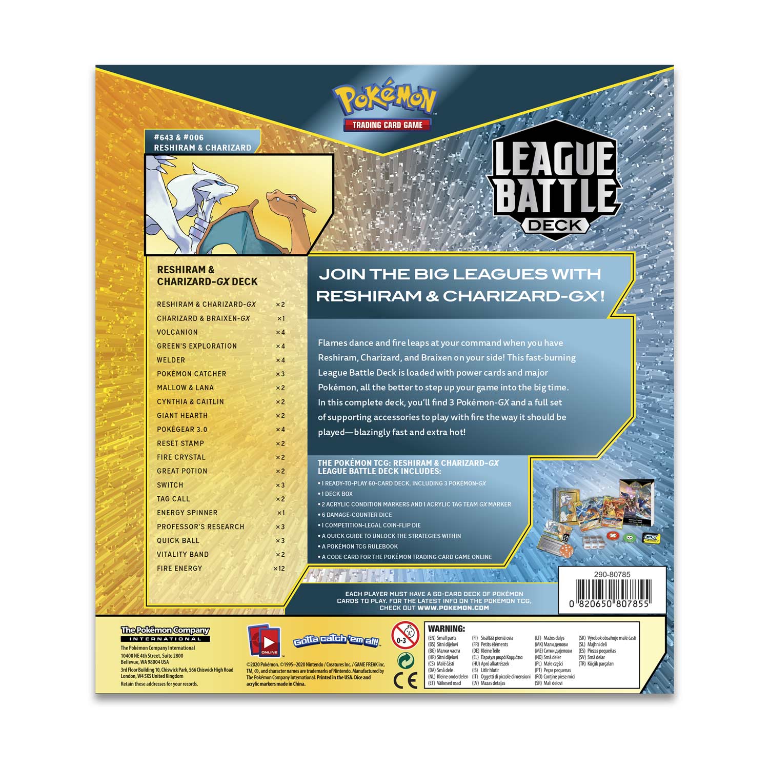 Sword & Shield - League Battle Deck (Reshiram & Charizard GX) | I Want That Stuff Brandon