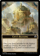 Elephant // City's Blessing Double-Sided Token [March of the Machine Commander Tokens] | I Want That Stuff Brandon