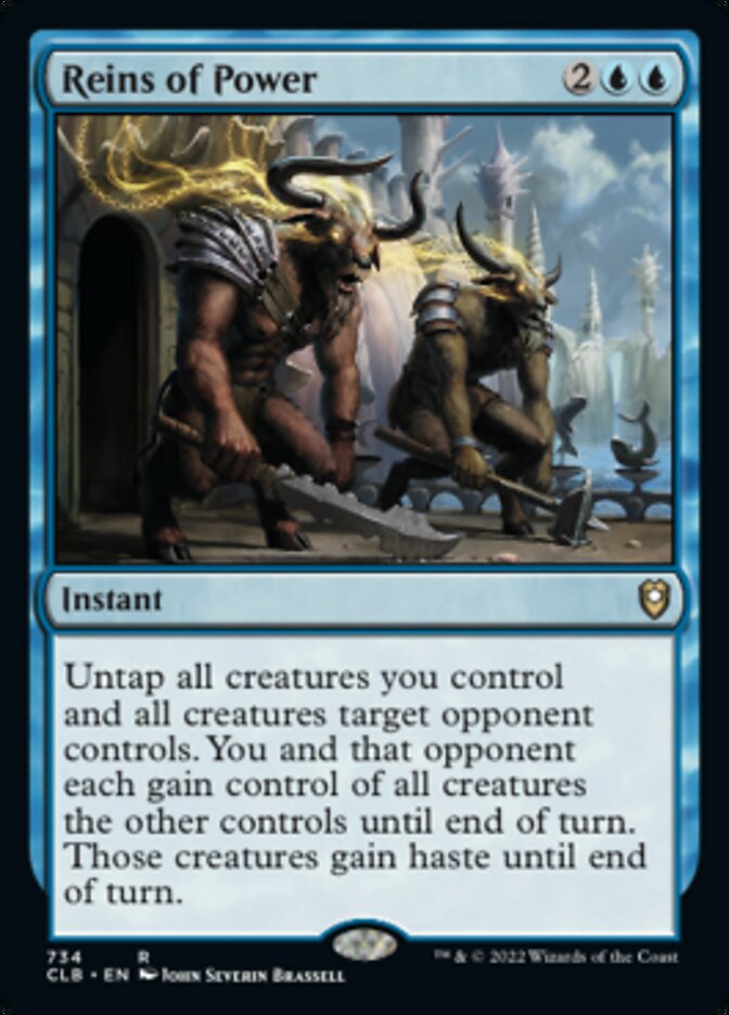 Reins of Power [Commander Legends: Battle for Baldur's Gate] | I Want That Stuff Brandon