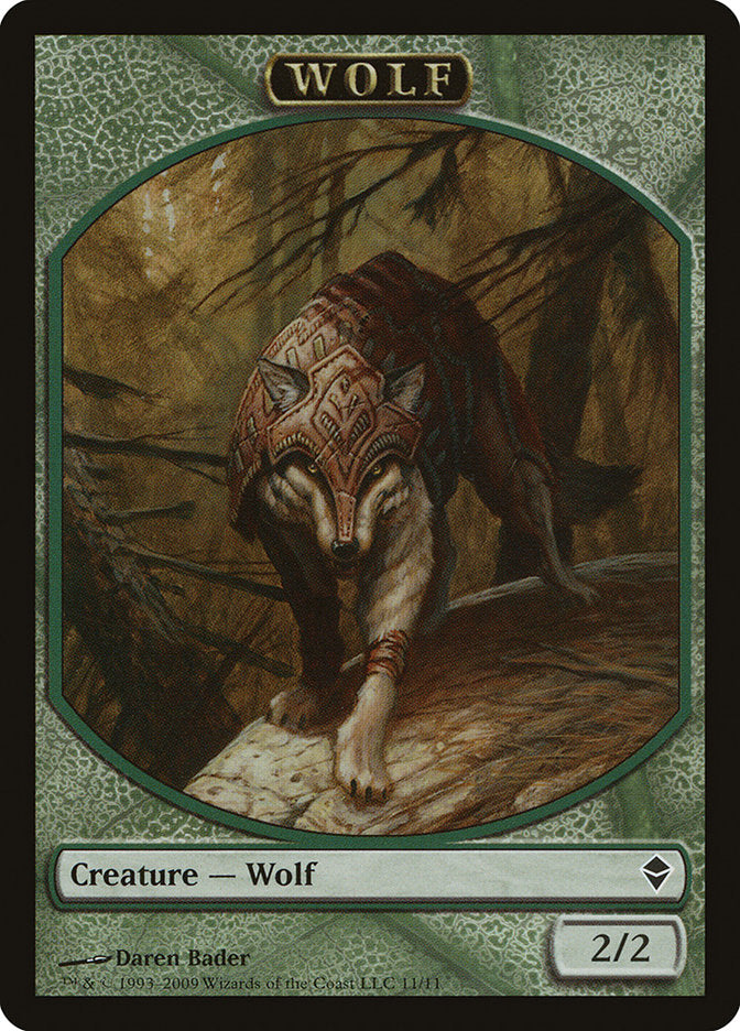 Wolf Token [Zendikar Tokens] | I Want That Stuff Brandon