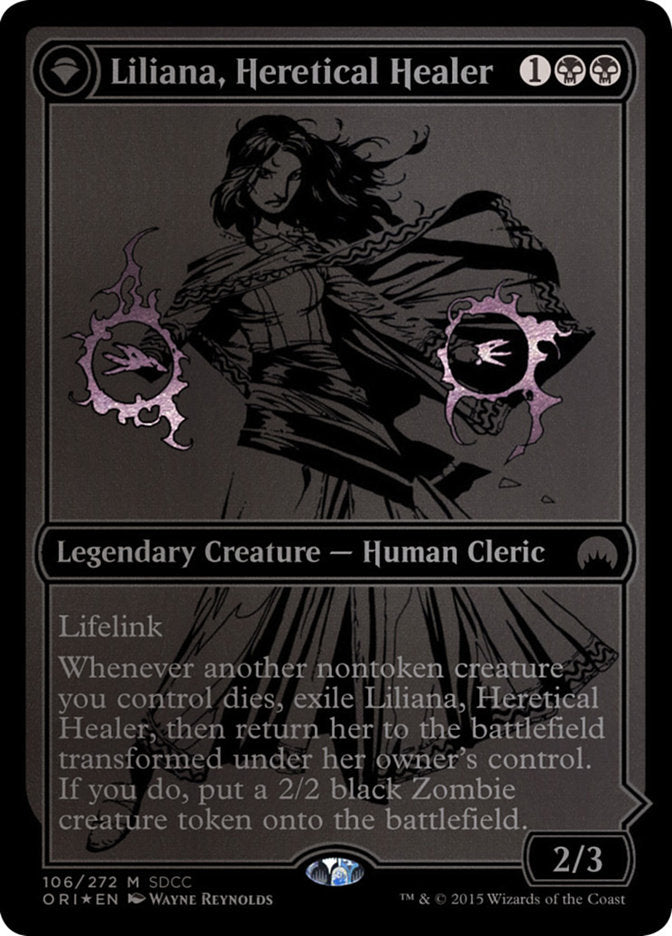 Liliana, Heretical Healer // Liliana, Defiant Necromancer [San Diego Comic-Con 2015] | I Want That Stuff Brandon