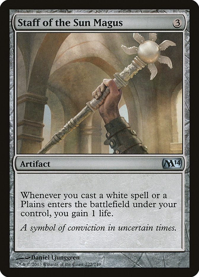 Staff of the Sun Magus [Magic 2014] | I Want That Stuff Brandon