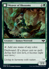 Weaver of Blossoms // Blossom-Clad Werewolf [Innistrad: Crimson Vow] | I Want That Stuff Brandon