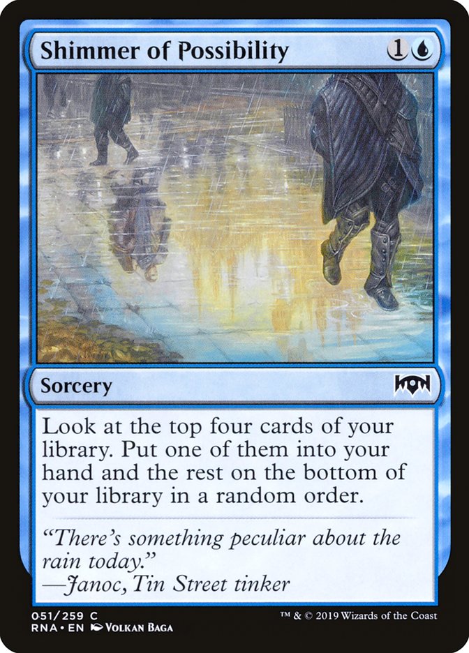 Shimmer of Possibility [Ravnica Allegiance] | I Want That Stuff Brandon