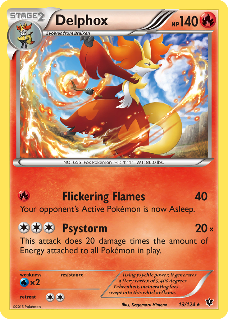 Delphox (13/124) [XY: Fates Collide] | I Want That Stuff Brandon