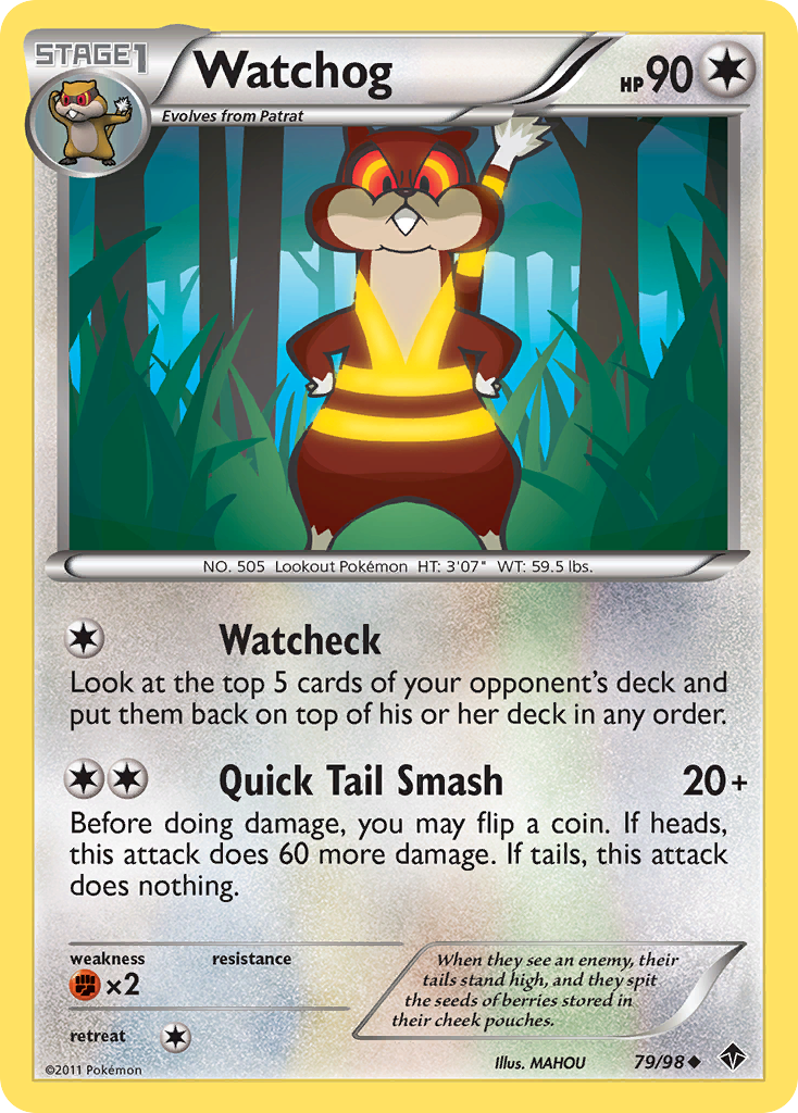 Watchog (79/98) [Black & White: Emerging Powers] | I Want That Stuff Brandon